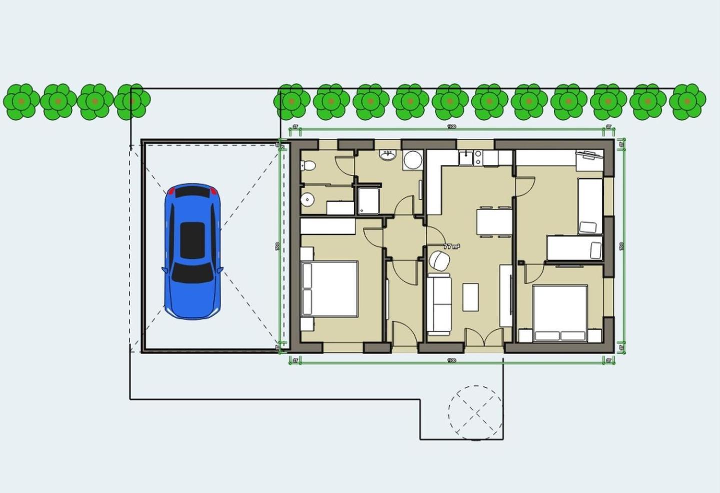 Apartman Pod Lipou - Samostatny Objekt Jaroměř エクステリア 写真